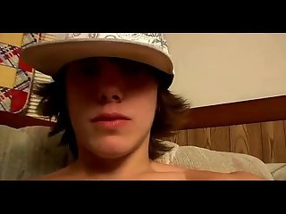 Amateur skater twink solo masturbation