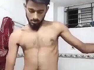 Bangladeshi young dad masturbation